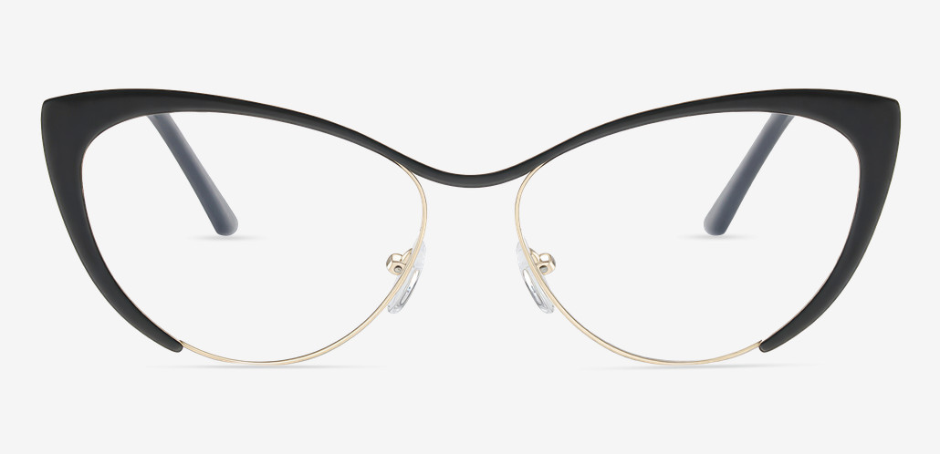 Dulles Black Cat Eye Glasses