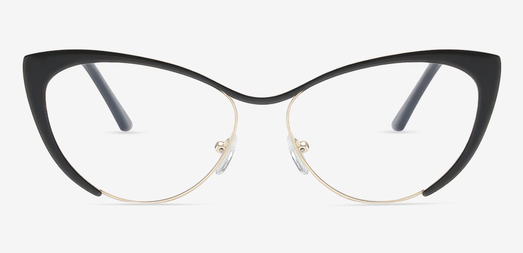 Dulles Black Cat Eye Glasses