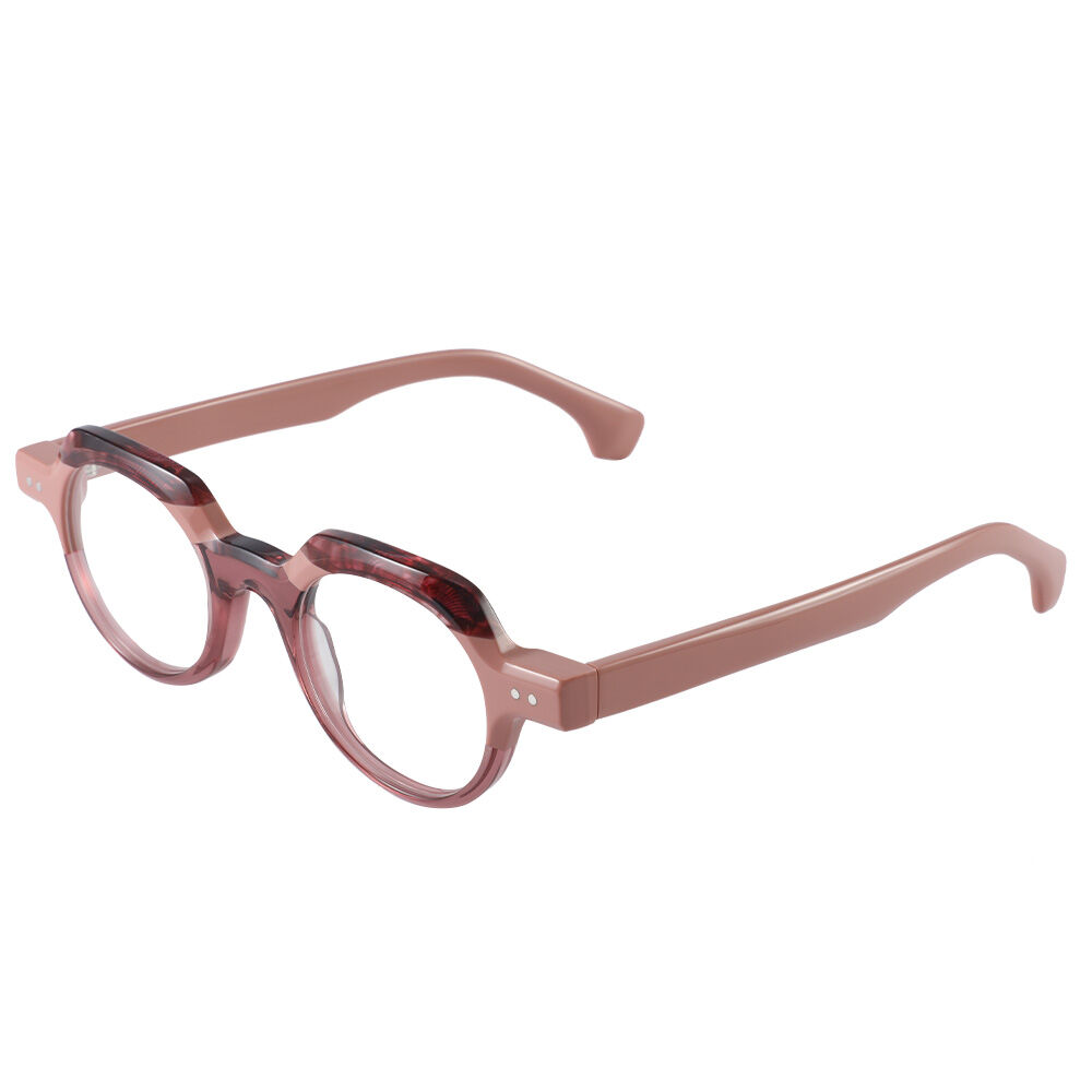 Occhiali da Vista Flynn Rotondo Rosa 