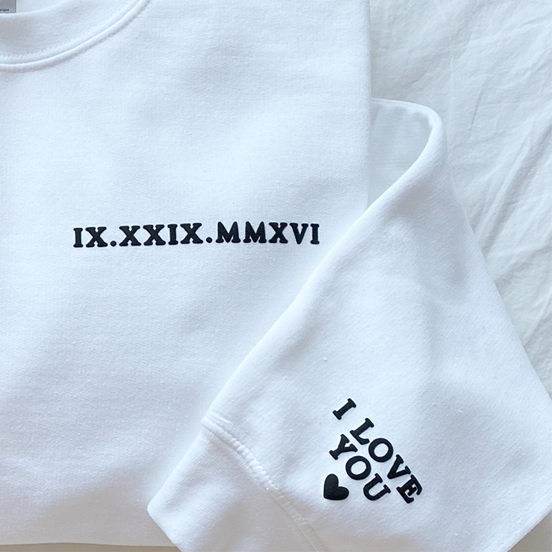 オリジナル ローマ数字 スウェット トレーナー