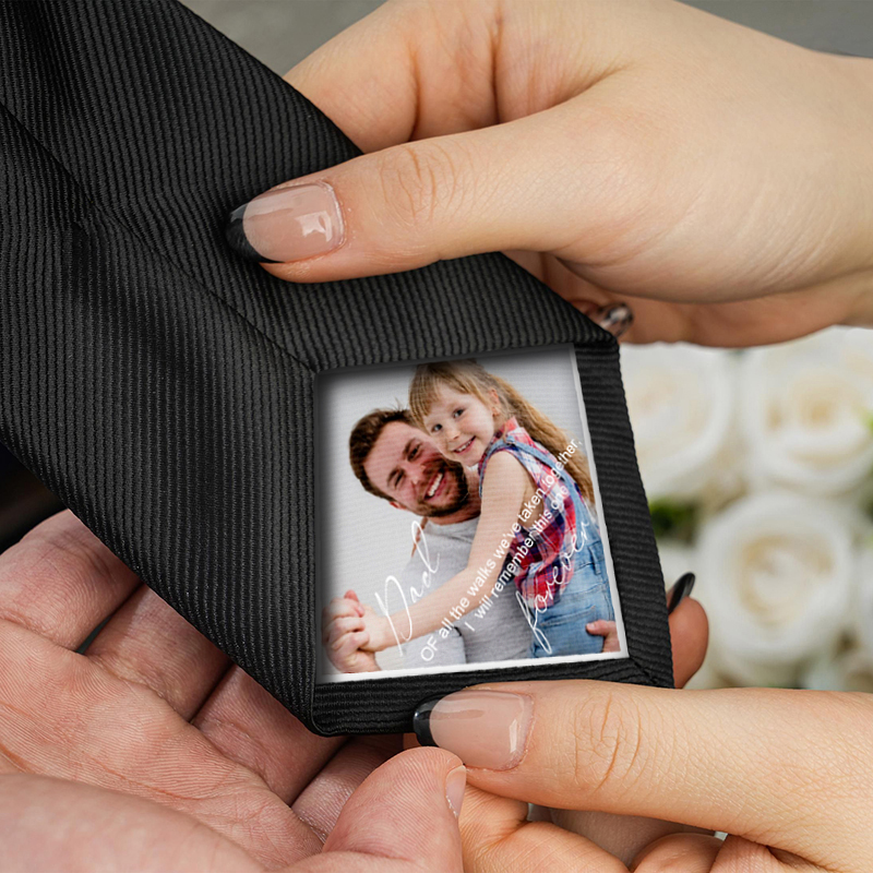Custom Picture Tie Best Father's Day Gift