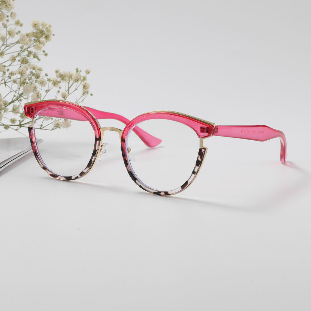 Harte Cat Eye Pink Glasses