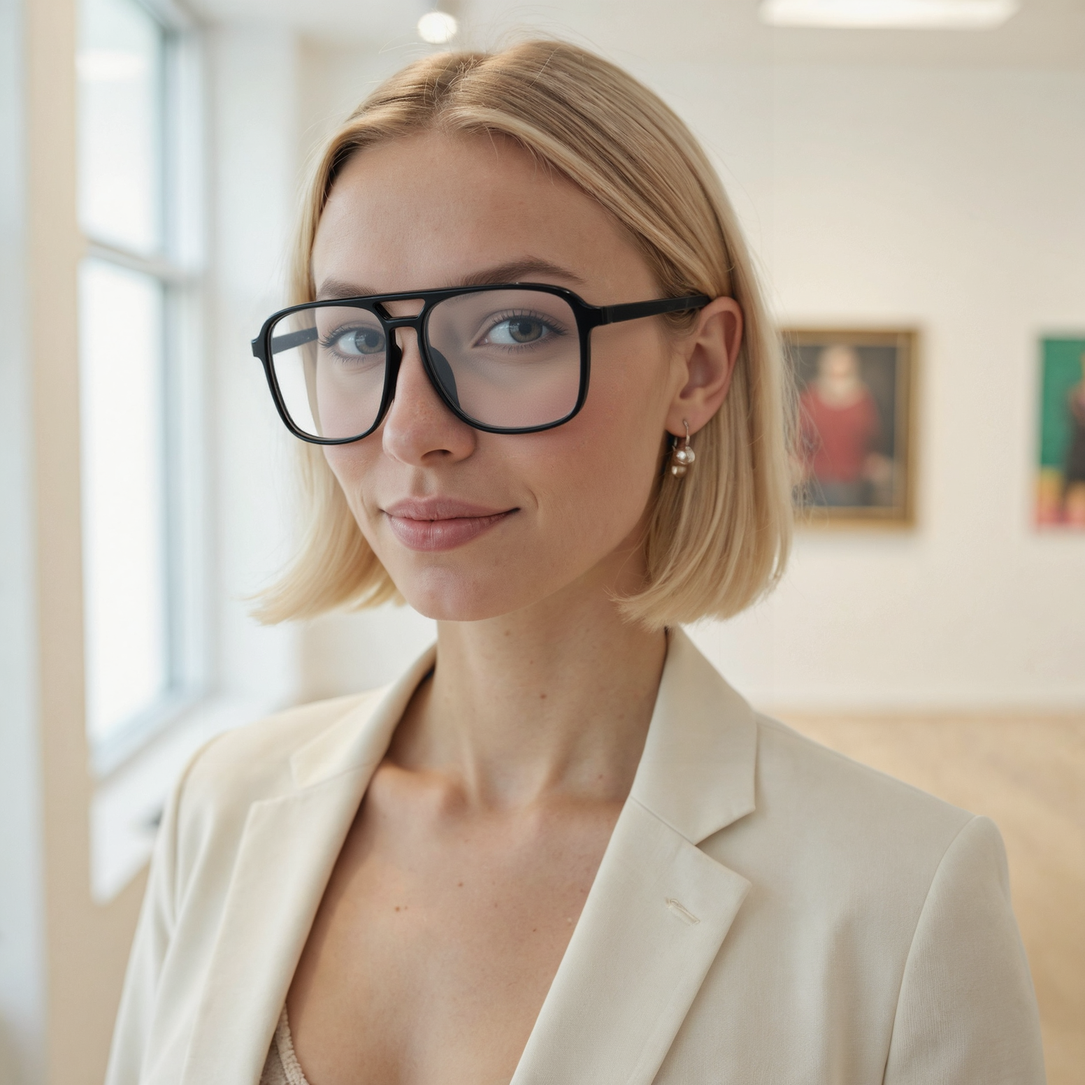 Horizon Aviator Black Glasses