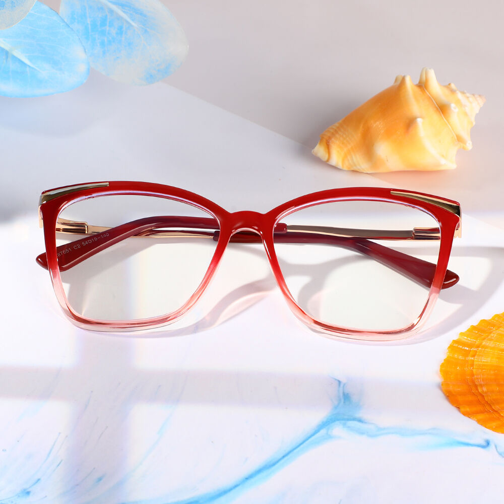 Beaufore Cat Eye Rote Brille