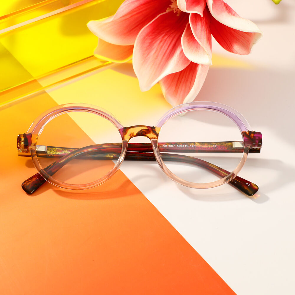 Occhiali da Vista Berg Rotondo Viola