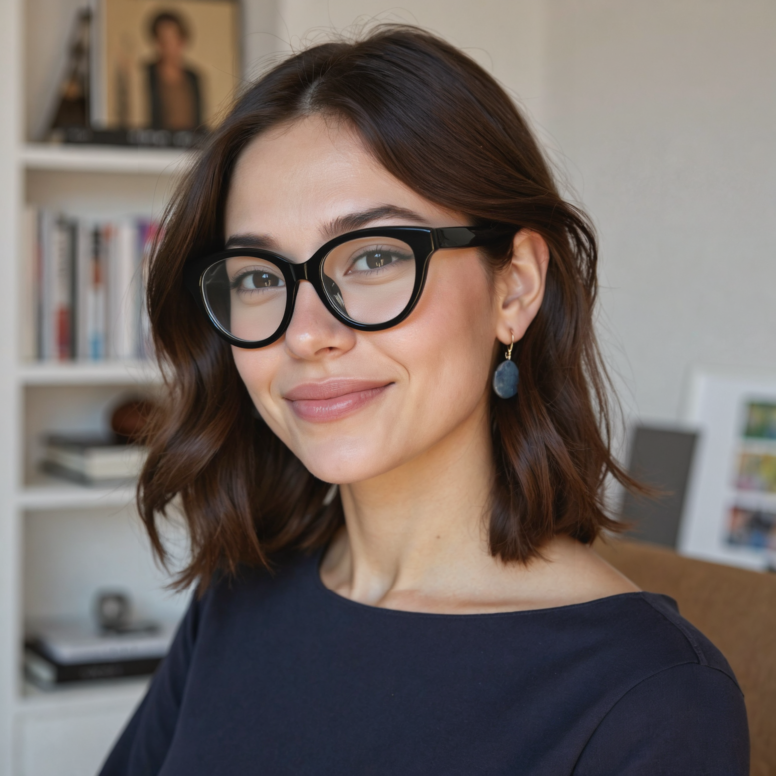 Tammy Cat Eye Schwarze Brille