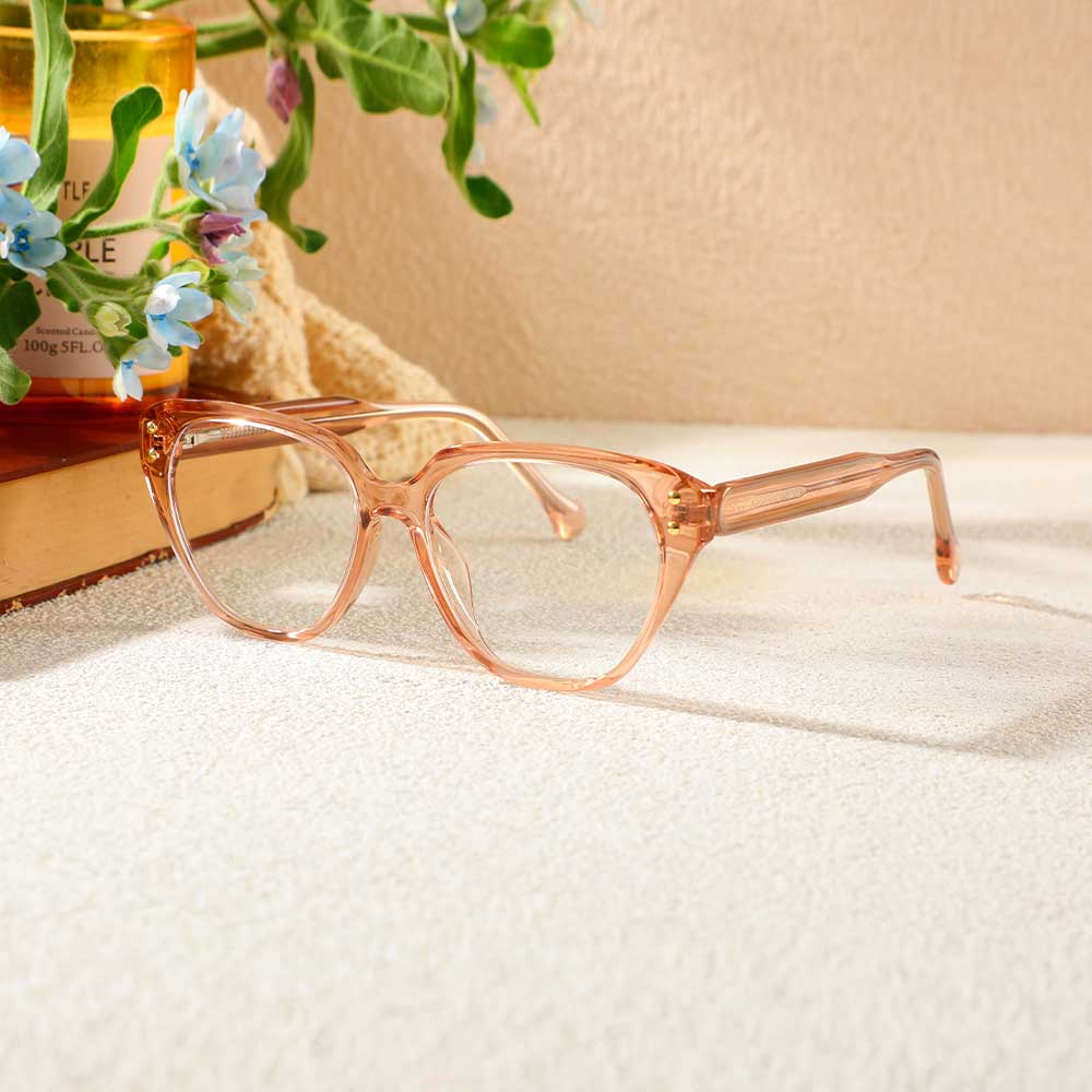 Occhiali da Vista Commons Cat Eye Champagne 