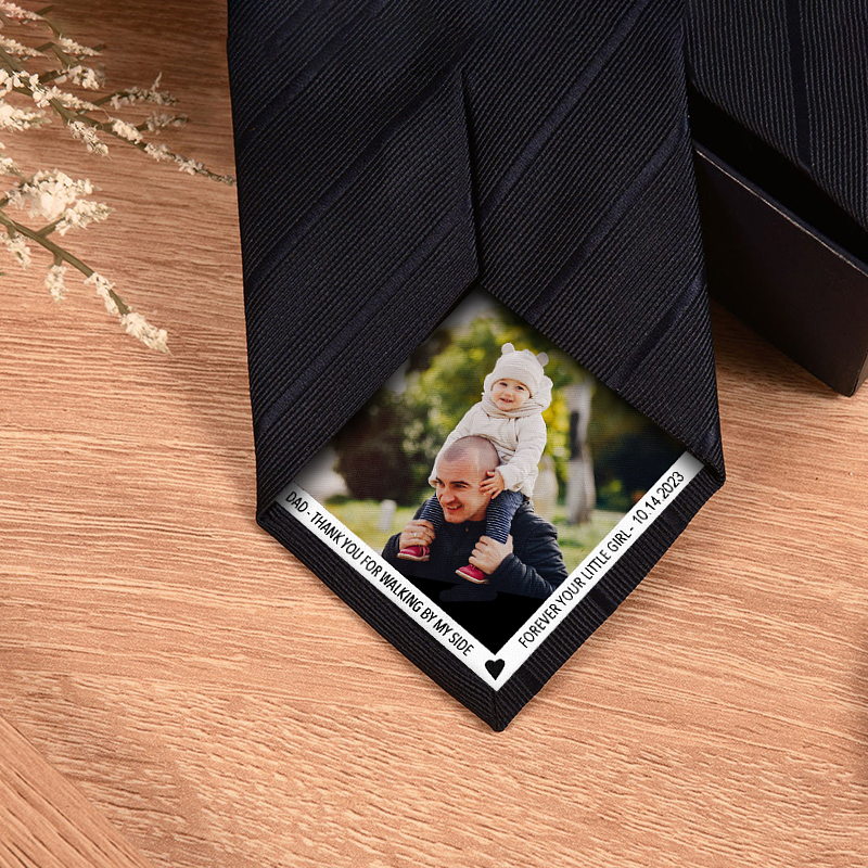 Custom Picture Tie Unique Gift for Dear Dad
