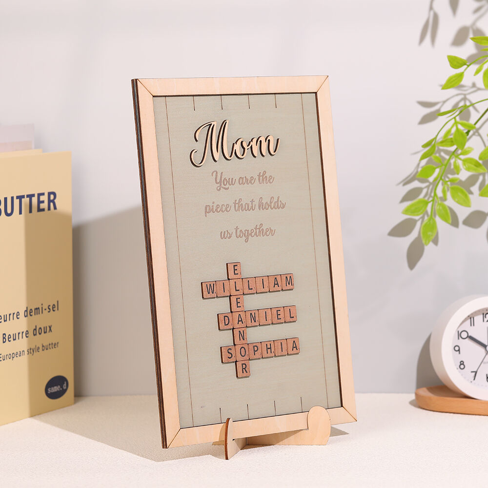 Personalized Scrabble Photo Frame A Heartwarming Mother's Day Gift