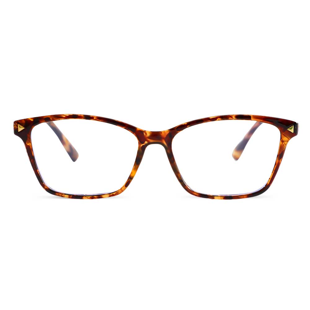 Occhiali da Vista Elizabeth Rettangolare Tartarugato 