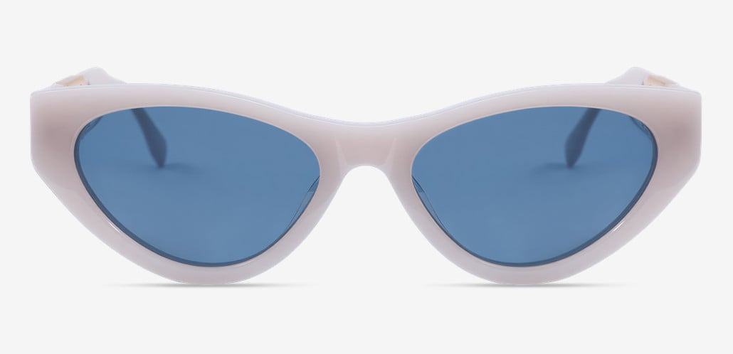 Rosalind Beige Cat Eye Sunglasses