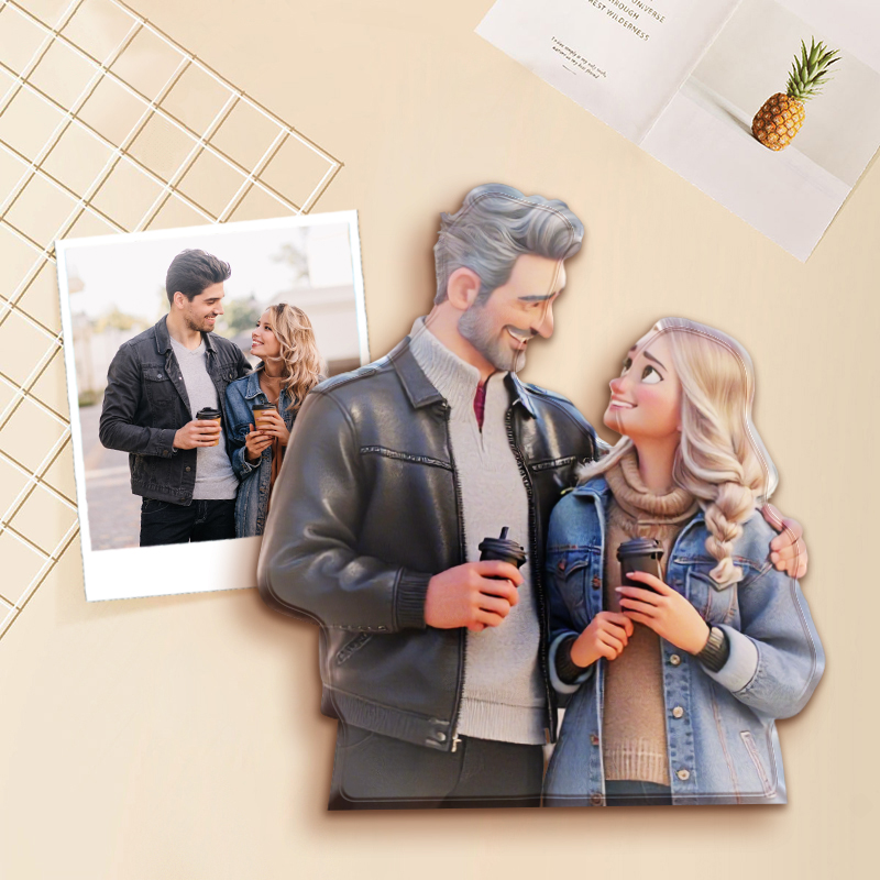 Personalized Cartoon Picture Fridge Magnet Simple Gift for Family