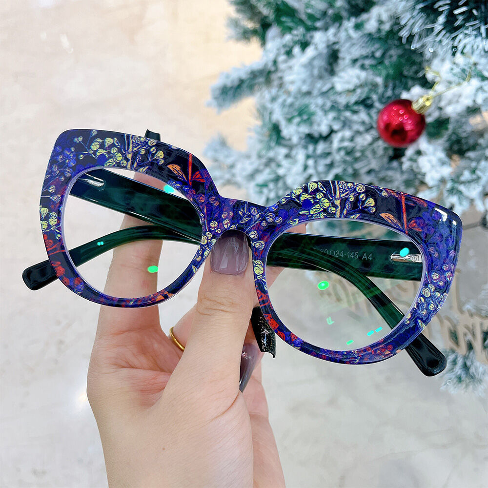 Frasei Cat Eye Lila Brille