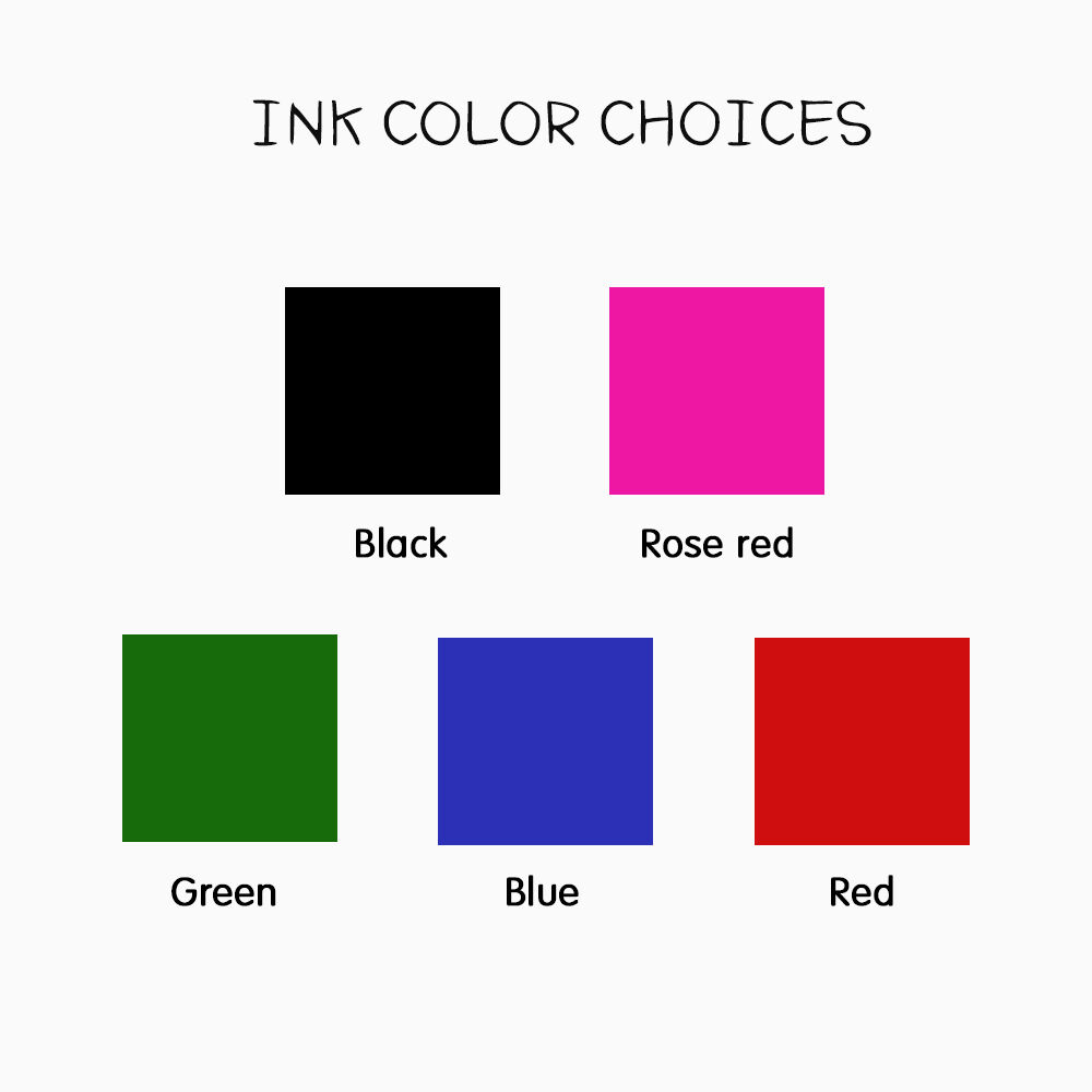 Customized Children's Name Stamp Cartoon Devil Toy Name Stickers for Kids