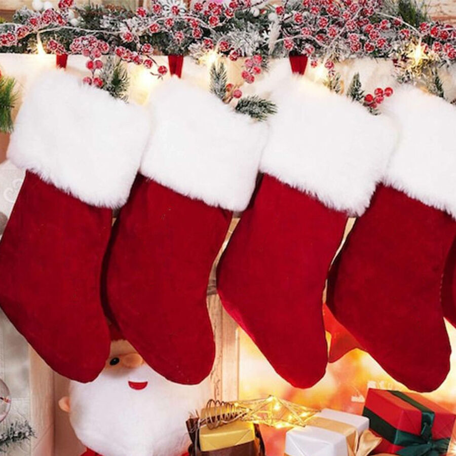 Personlige julesokker Tilpassede bilder og broderte navn Hjemmeinnredning