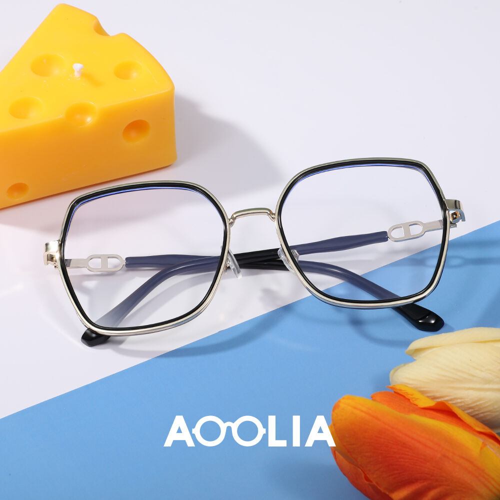 Oliver Geometric Black Glasses