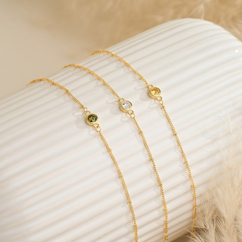 Personalized Birthstone Bracelet Great Christmas Gift For Her