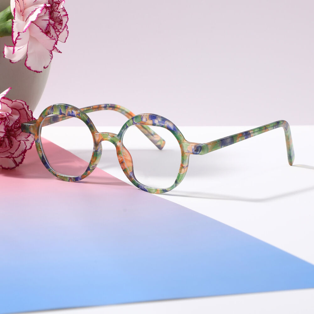 Yerk Round Yellow Glasses