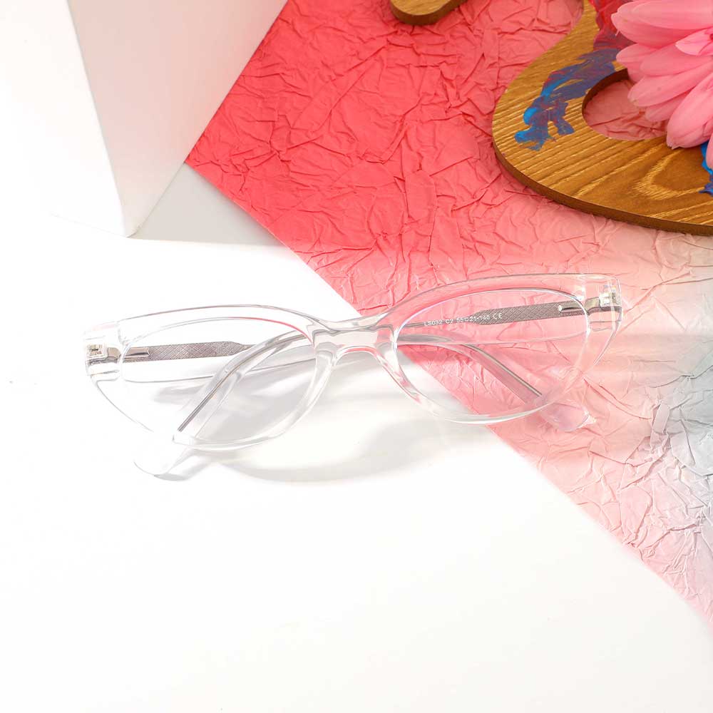 Occhiali da Vista Everley Cat Eye Chiaro 