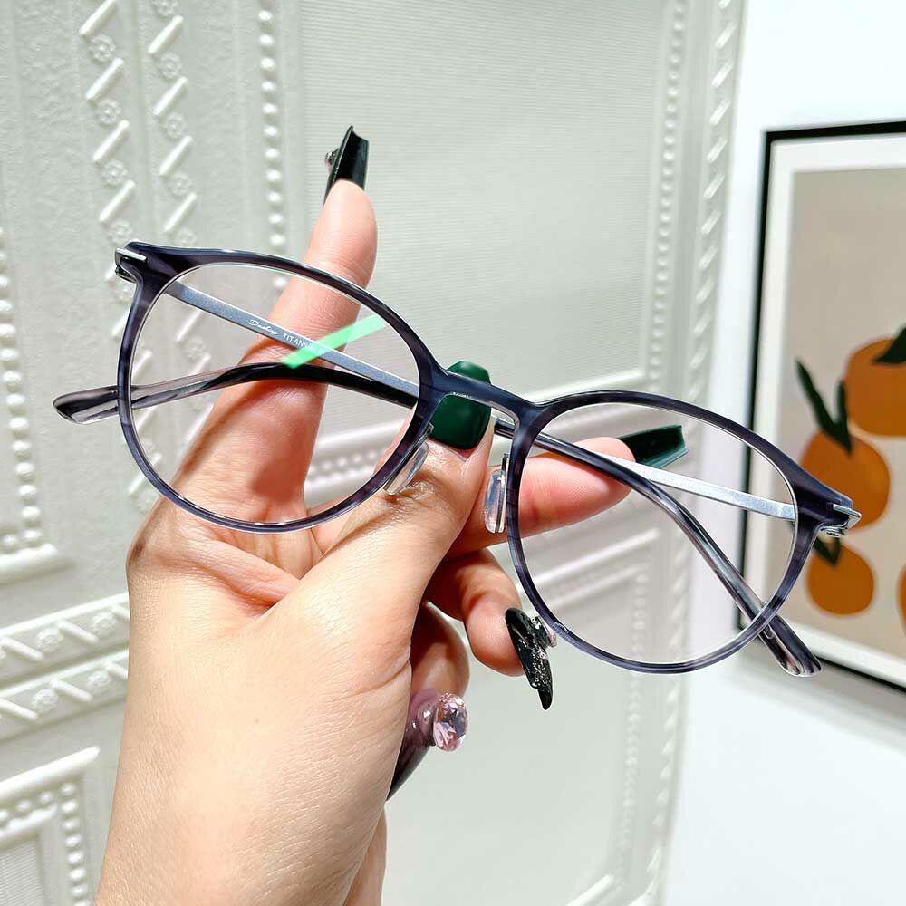 Eliot Rund Grau Brille