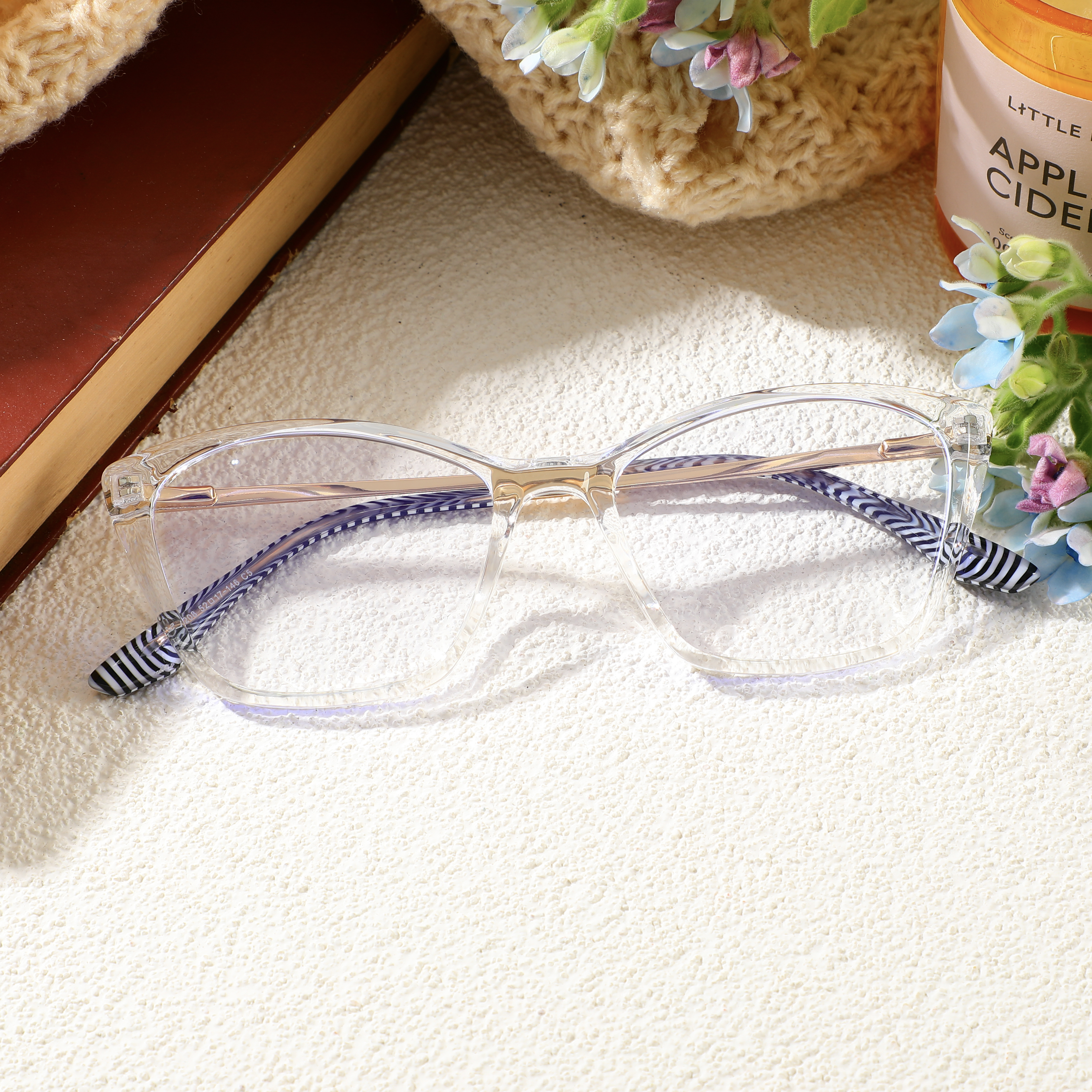 Occhiali da Vista Louis Cat Eye Chiaro 