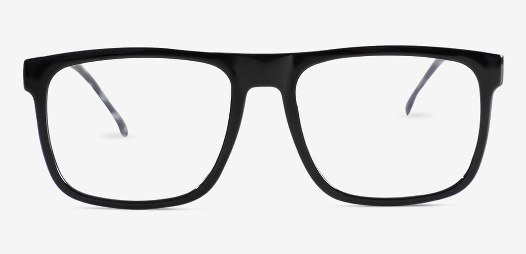 Davy Black Square Glasses