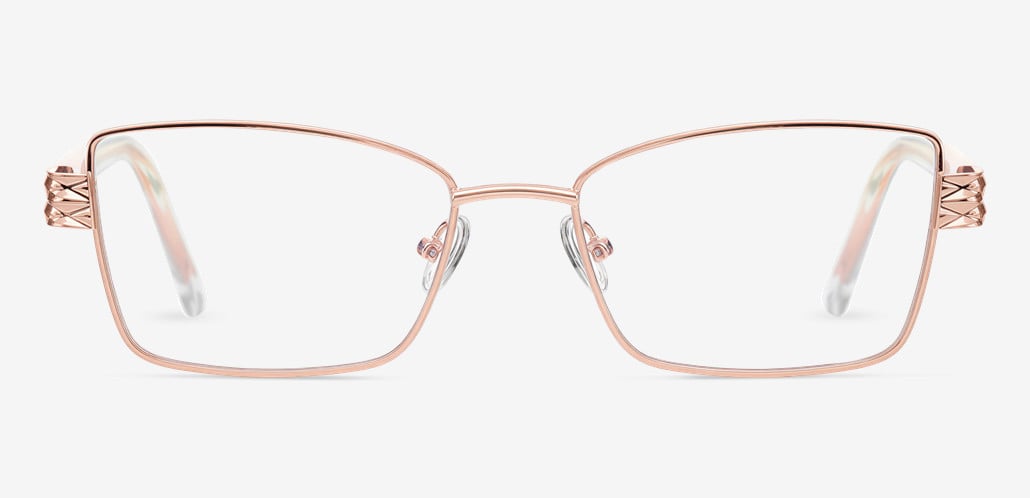 Palmer Pink Rectangle Glasses