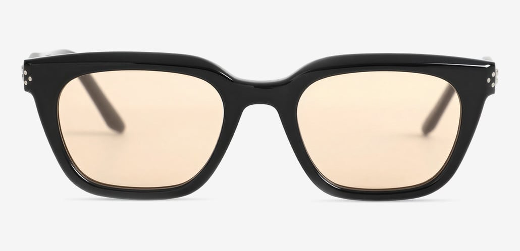 Collins Black Square Sunglasses