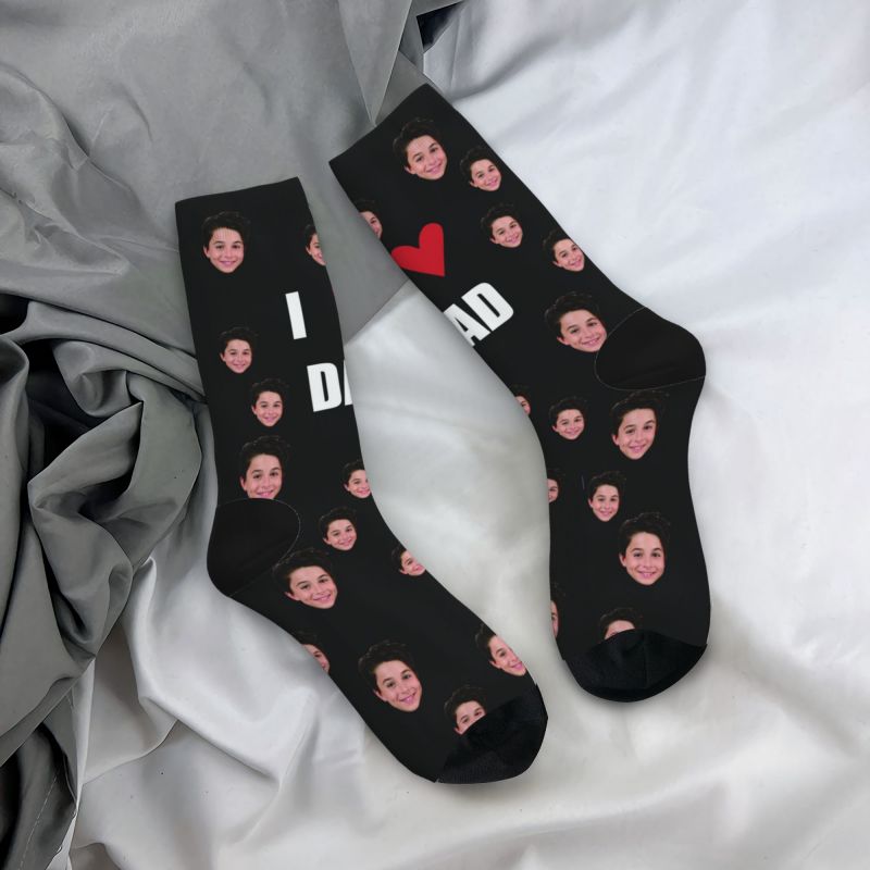 Customized Socks with Photos of Lovely Children