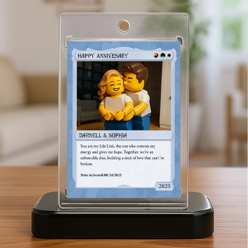 Personalized Picture Poke Card Best Anniversary Gift