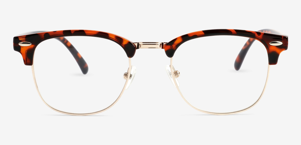 Noel Tortoise Browline Glasses