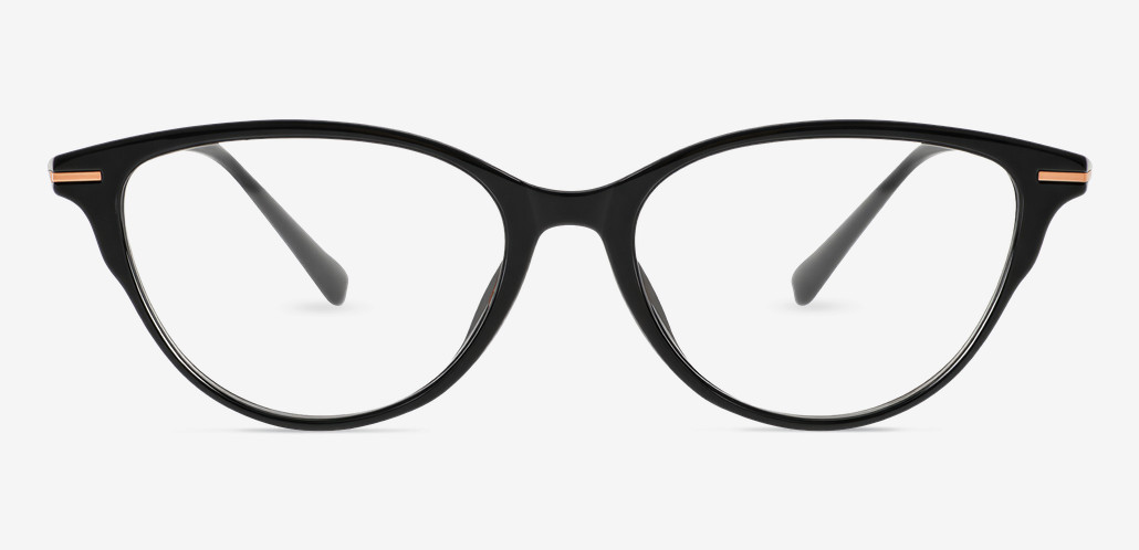 Josephine Black Cat Eye Glasses
