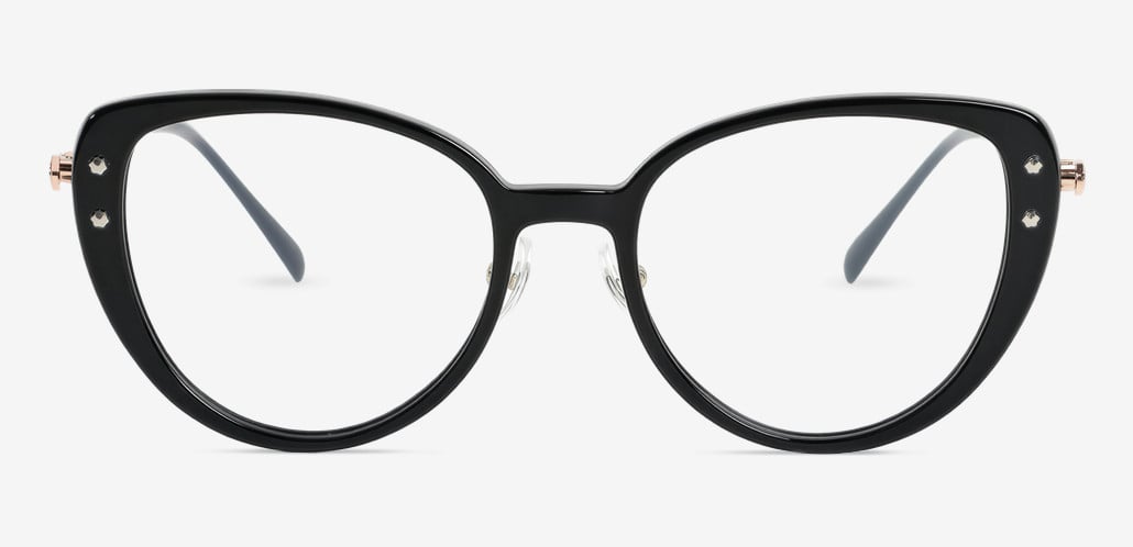 Olivia Black Cat Eye Glasses