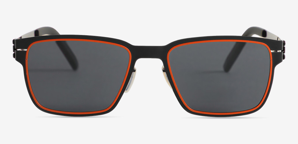 Duncan Black Rectangle Sunglasses