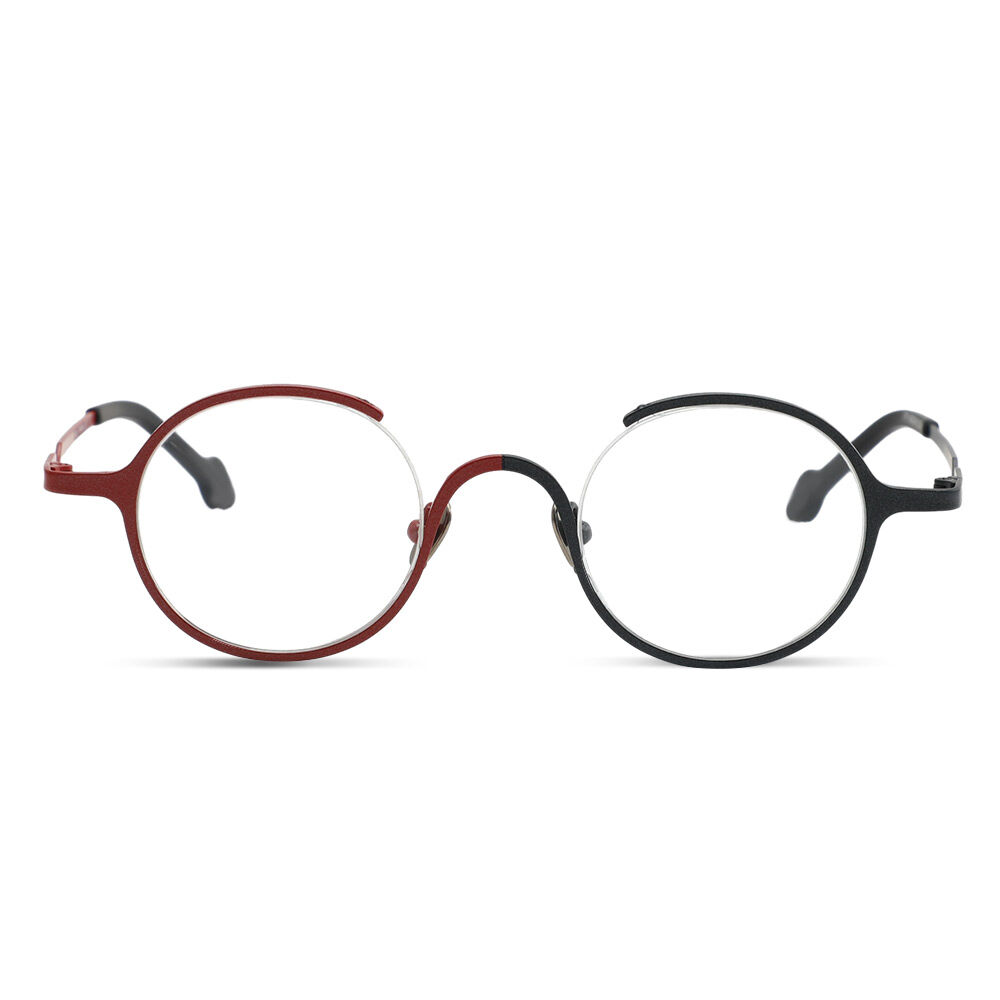 Ramay Round Red Glasses