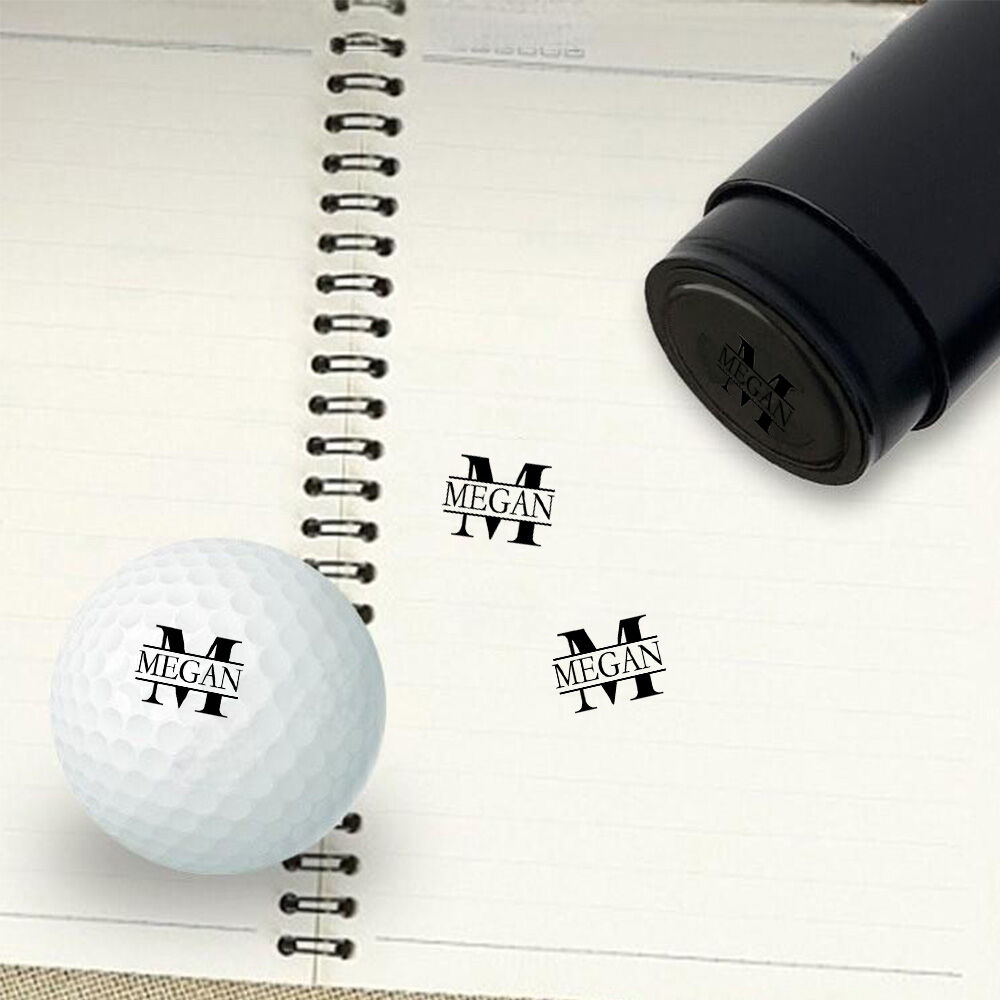 Custom Name Golf Ball Stamp Color Ink Ball Stamp Accessories Gift for Golfer