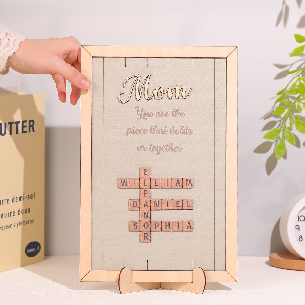 Personalized Scrabble Photo Frame A Heartwarming Mother's Day Gift