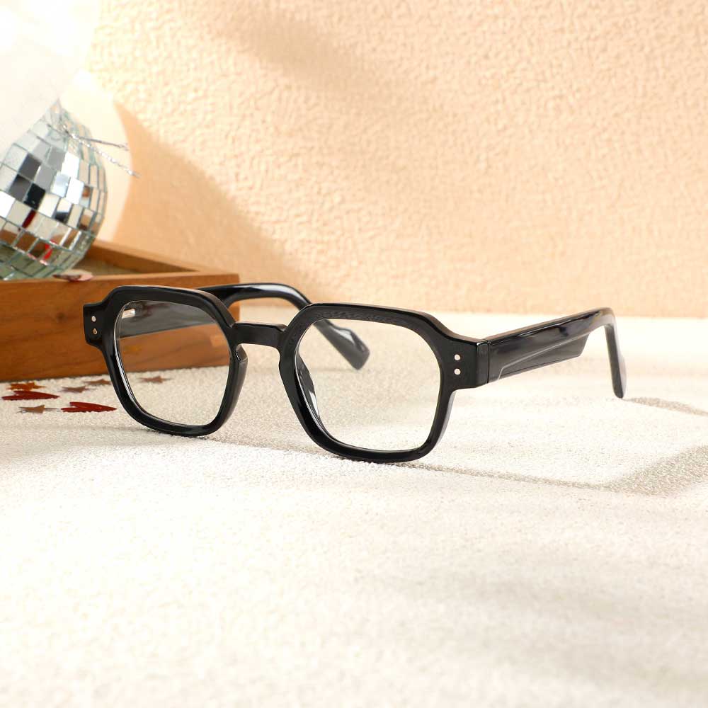 Occhiali da Vista Tony Quadrato Nero 