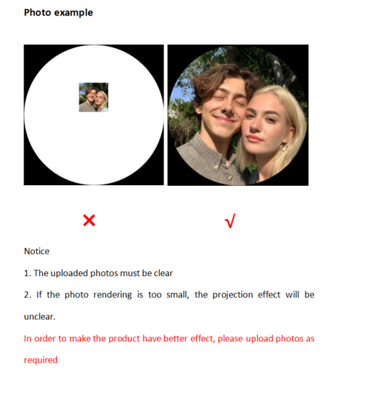 Custom Circle Photo Projection Necklace Beautiful And Perfect Gift