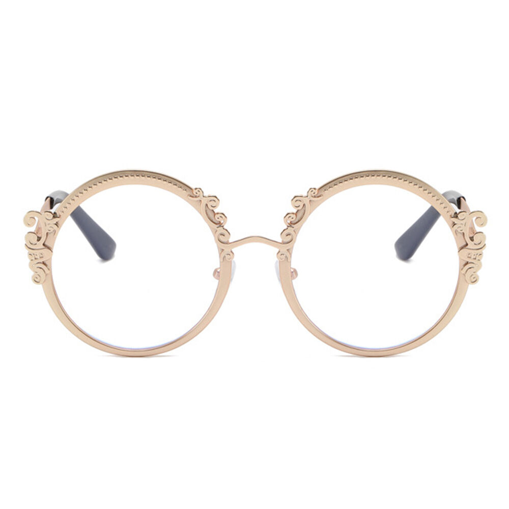 Juliana Round Gold Glasses