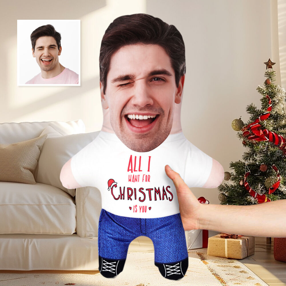 Anpassad ansiktskudde julklapp för par