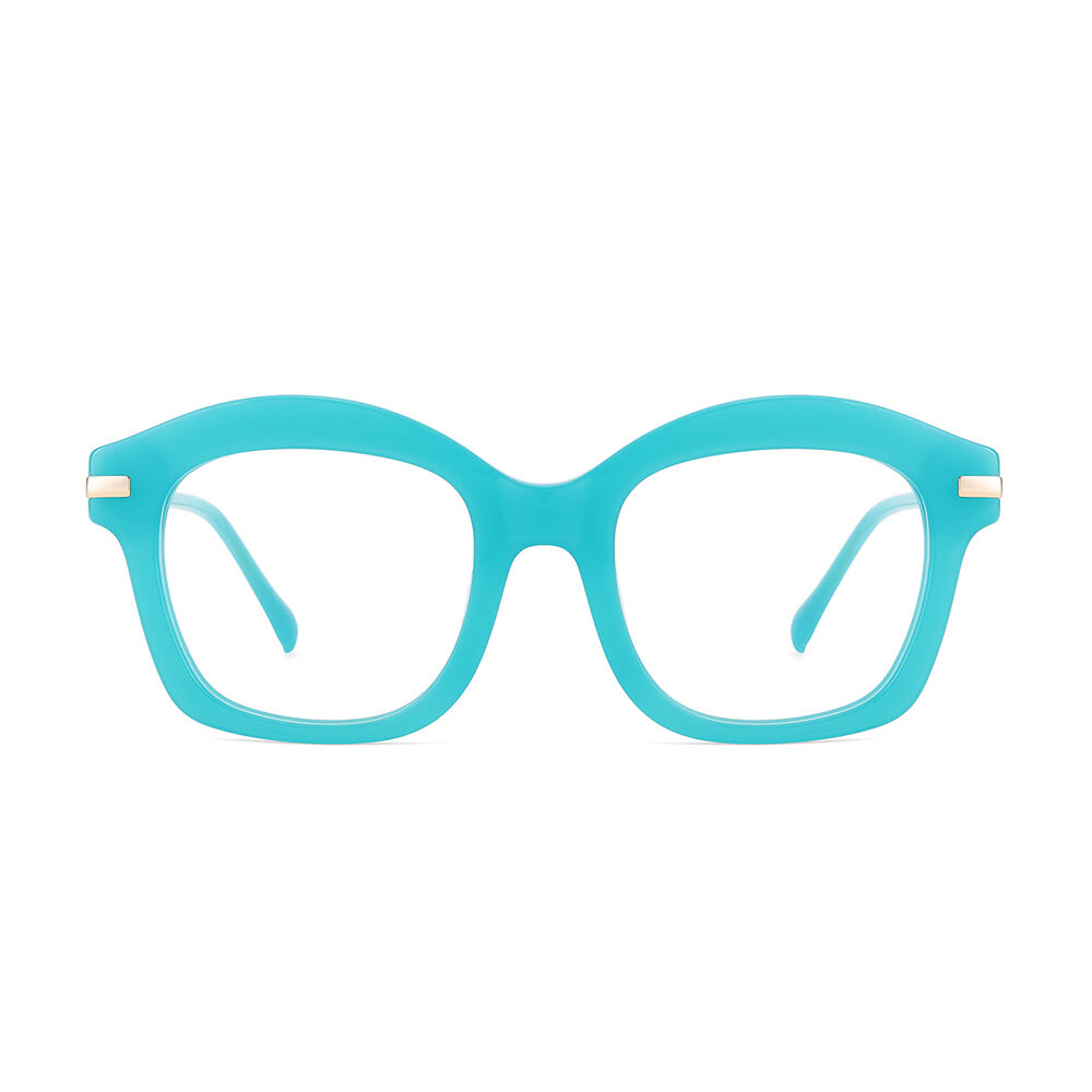 Alice Square Blue Glasses