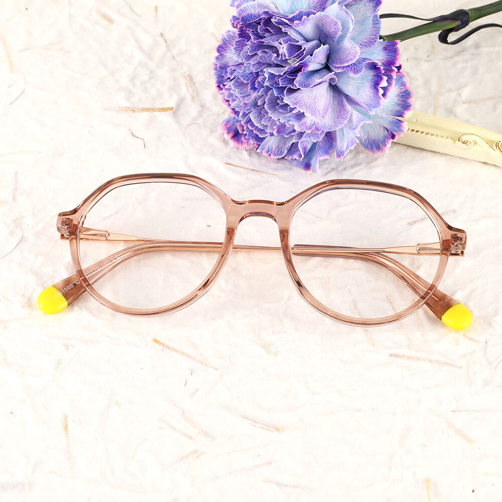 Fanny Geometrische Rosa Brille