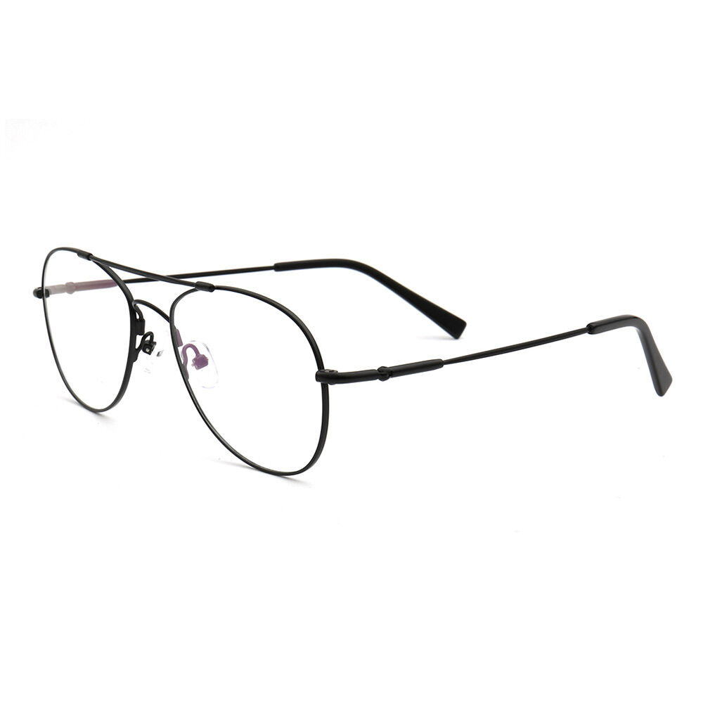 Effie Aviator Black Glasses