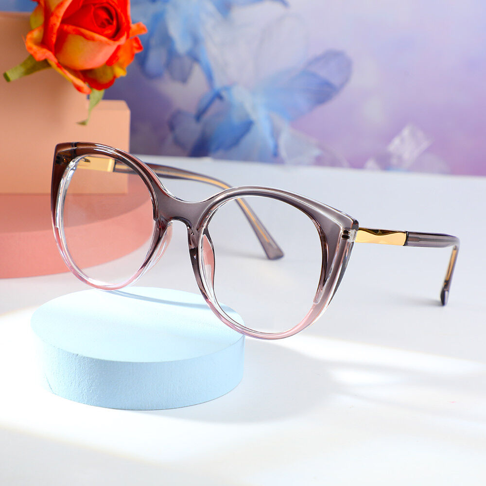 Occhiali da Vista Leila Cat Eye Grigio