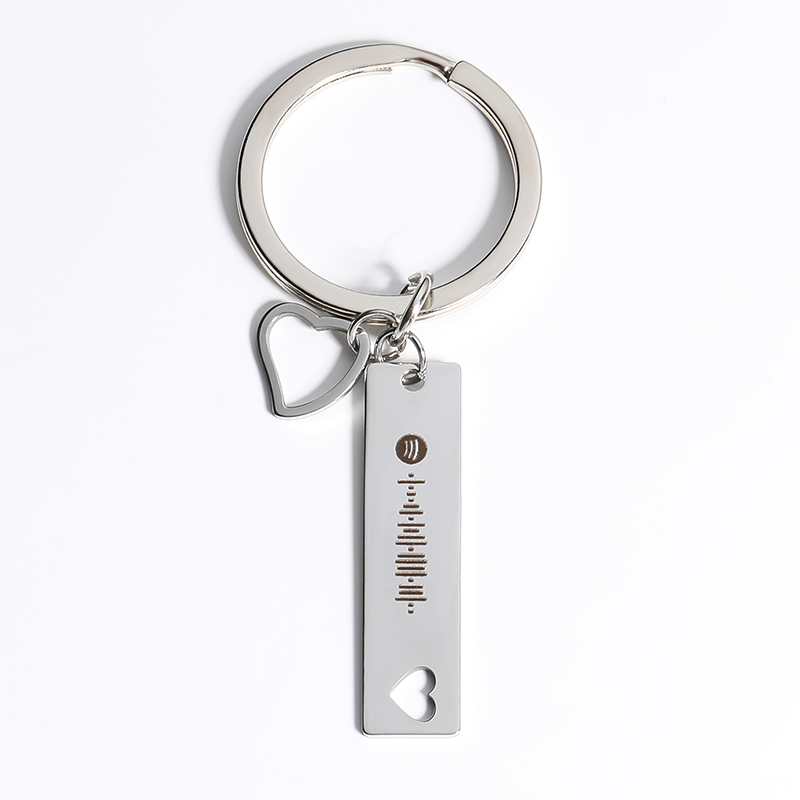 Código De Spotify Escaneable Llavero De Canción De Música Personalizada De Corazón