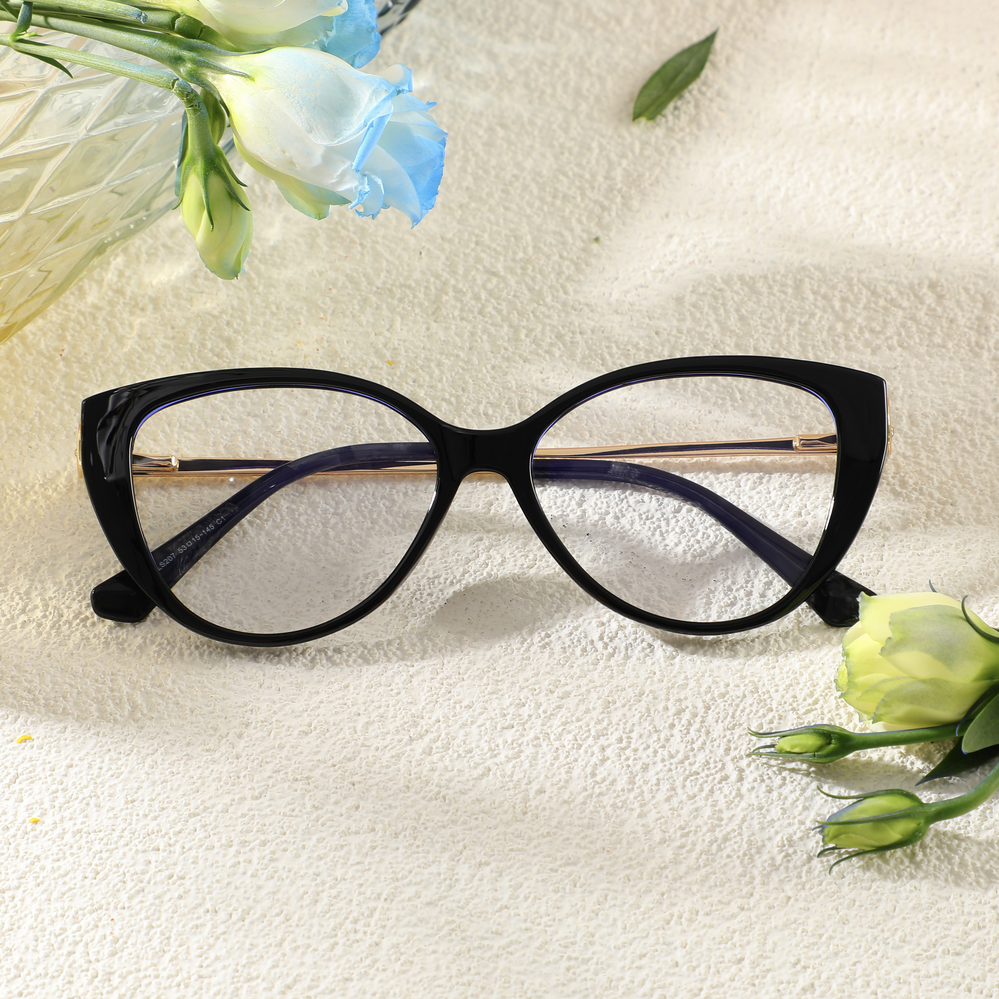 Lunettes de Vue Jenny Cat Eye Noir 