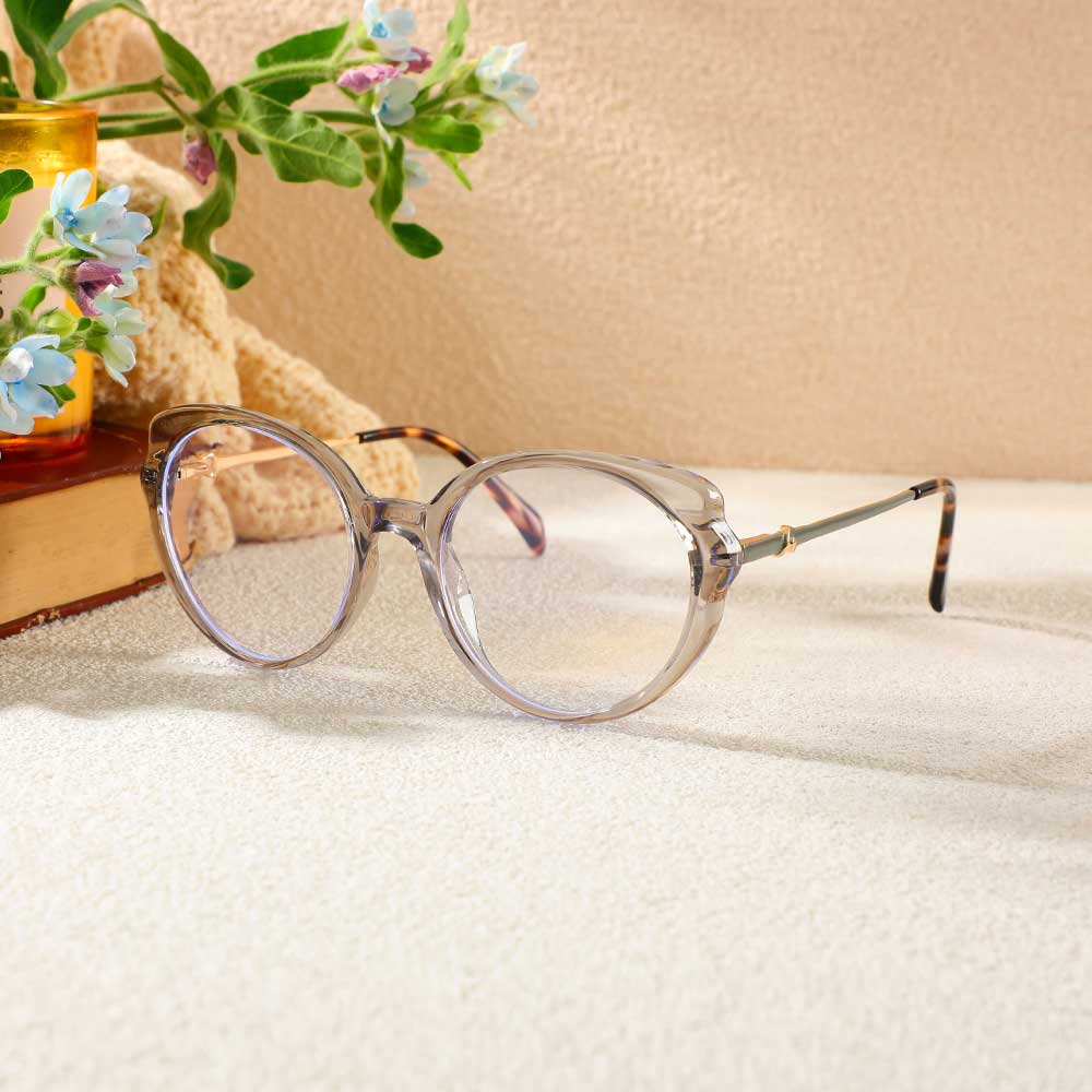 Sapir Cat Eye Graue Brille