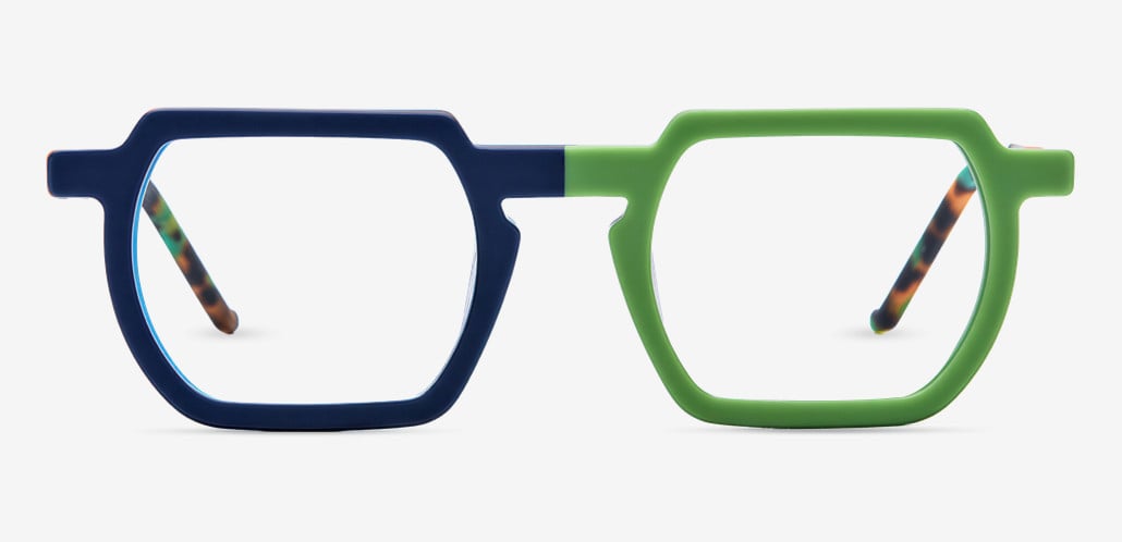 Margare Blue Square Glasses