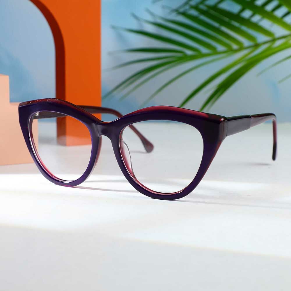 Lunettes de Vue Deirdre Cat Eye Viola